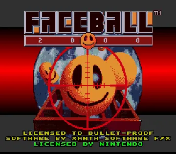 Faceball 2000 (USA) screen shot title